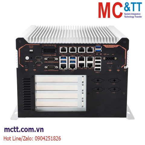 Máy tính nhúng công nghiệp không quạt CPU 12th Gen. Intel® Core™ i9/ i7/ i5/i3 processor (10 Lan + 4 COM) hỗ trợ khe cắm PCI/PCIe TP-IPC IBOX-007PRO