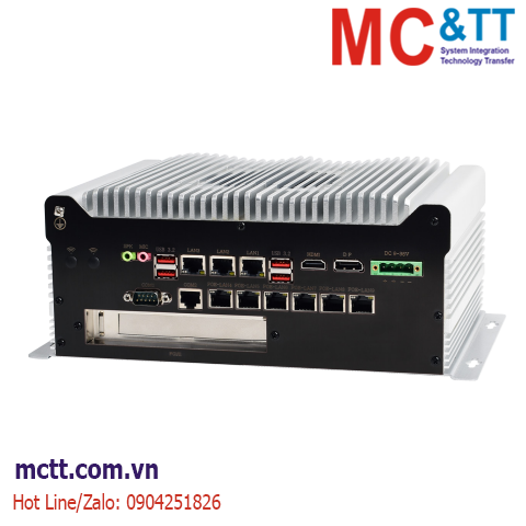 Máy tính công nghiệp không quạt Intel Core™ i9/ i7/ i5 /i3 Gen 12th/13th/14th (9 Lan + 2 COM) 1 slot PCI/PCIe TP-IPC IBOX-601-GT-1P