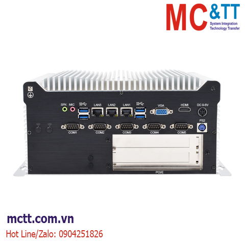 Máy tính nhúng công nghiệp không quạt CPU 9th/8th/7th/6th Gen Intel® Core™ i7/i5/i3 (3 Lan + 5 COM) hỗ trợ khe cắm PCI/PCIe TP-IPC IBOX-602-5C3L-2P