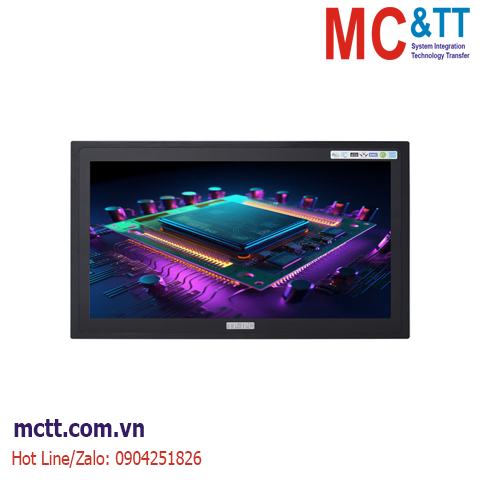 Máy tính công nghiệp màn hình cảm ứng 19.5 inch (2 Lan + 6 COM) MCTT MPPC-2L6C-11TH-19W