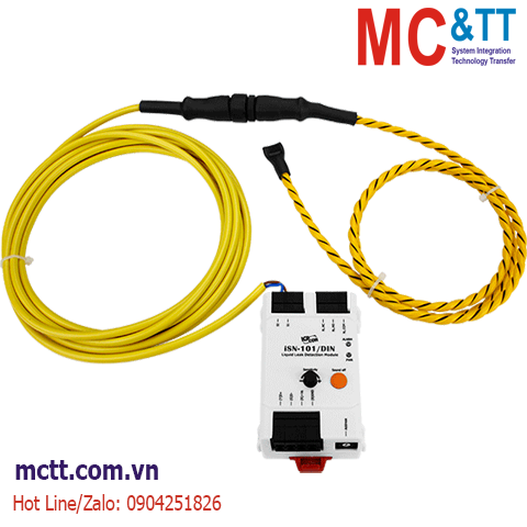Module phát hiện dò rỉ chất lỏng đầu ra cảnh báo RS-485 Modbus RTU ICP DAS iSN-101/S/DIN CR
