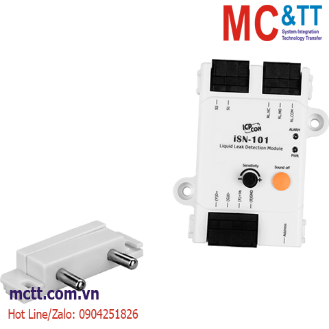 Module phát hiện dò rỉ chất lỏng đầu ra cảnh báo RS-485 Modbus RTU ICP DAS iSN-101/S3 CR