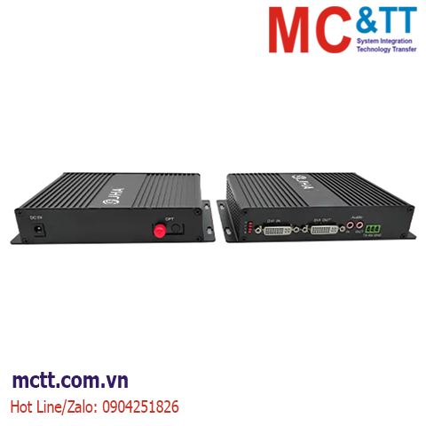 Bộ chuyển đổi 1 kênh DVI sang quang JHA TECH JHA-D100