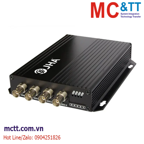 Bộ chuyển đổi 4 kênh video sang quang JHA TECH JHA-D4TV-20