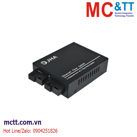 Bộ chuyển đổi quang điện 1 cổng Ethernet + 2 cổng quang JHA Tech JHA-F21