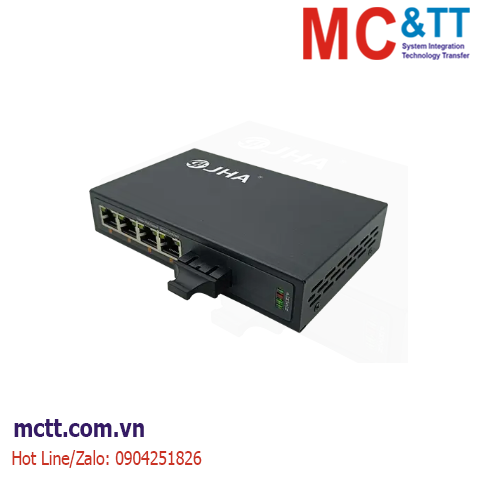 Switch 4 cổng Gigabit Ethernet + 1 cổng Gigabit quang JHA Tech JHA-G14