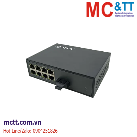 Switch 8 cổng Gigabit Ethernet + 1 cổng Gigabit quang JHA Tech JHA-G18