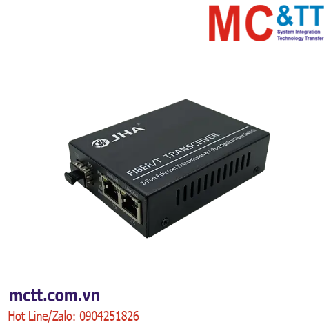 Bộ chuyển đổi quang điện 2 cổng Gigabit Ethernet sang quang SFP JHA Tech JHA-GS12