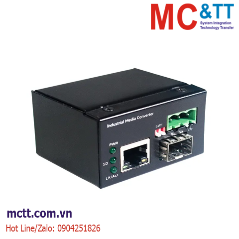 Bộ chuyển đổi quang điện công nghiệp 1 cổng Ethernet sang 1 cổng SFP JHA Tech JHA-IFS11C