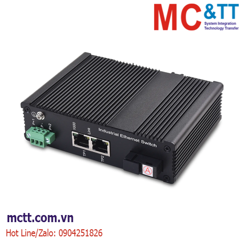 Bộ chuyển đổi quang điện công nghiệp 2 cổng Gigabit Ethernet sang quang JHA Tech JHA-IG12H