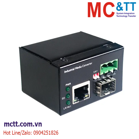 Bộ chuyển đổi quang điện công nghiệp 1 cổng Gigabit Ethernet sang 1 cổng Gigabit SFP JHA Tech JHA-IGS11C