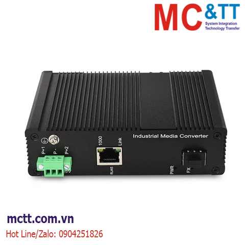 Bộ chuyển đổi quang điện công nghiệp 1 cổng Gigabit Ethernet sang 1 cổng Gigabit SFP JHA Tech JHA-IGS11H