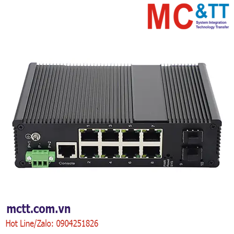 Switch công nghiệp quản lý 8 cổng Gigabit PoE + 2 cổng Gigabit SFP JHA Tech JHA-MIGS28HP
