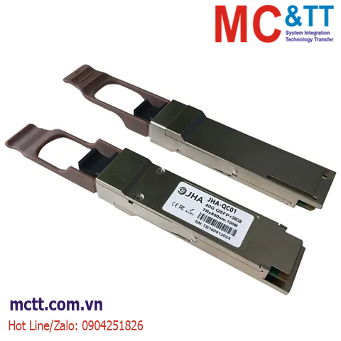Module quang công nghiệp 40Gb/s QSFP+ SRBD, Multi-mode, 850nm, 300M JHA Tech JHA-QC01