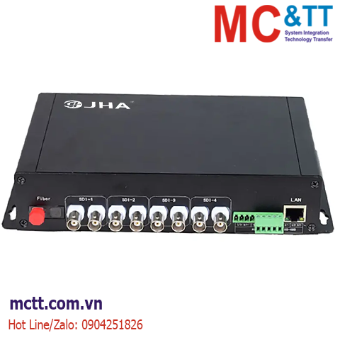 Bộ chuyển đổi 4 kênh HD-SDI Video sang quang JHA TECH JHA-S400