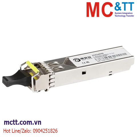 Module quang SFP công nghiệp 1.25Gb/s, Single-mode, Duplex LC, 80KM JHA Tech JHA3480D
