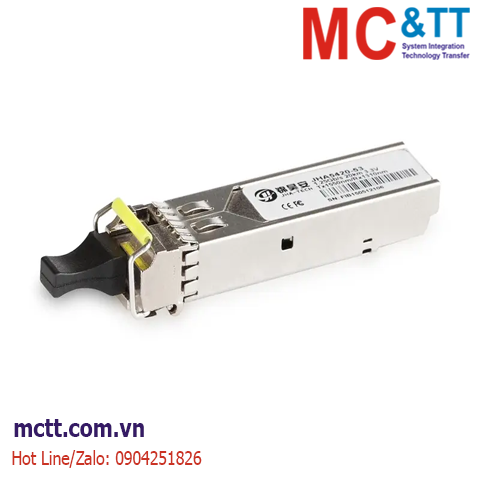 Module quang SFP công nghiệp 1.25Gb/s, Single-mode, 1550nm Tx/1310nm Rx, Single Fiber, 20Km JHA Tech JHA5420D-53