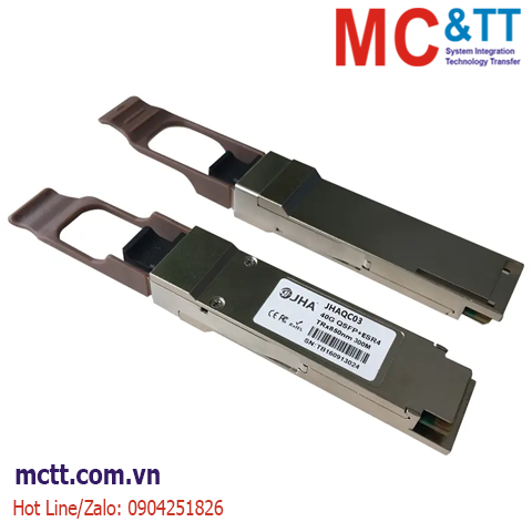Module quang công nghiệp 40Gb/s QSFP+ SR4, Single-mode, 850nm, 300m JHA Tech JHAQC01