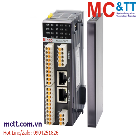 Bộ lập trình PLC Kinco K615S-16DT (8*DI, 8*DO, 1*Ethernet, 2*RS485, 1*CAN)