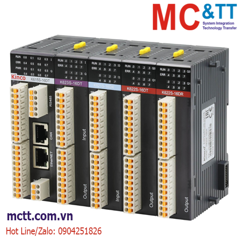 Module 8 đầu vào số + 8 đầu ra số Kinco K623S-16DT