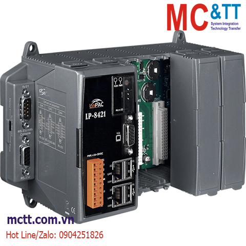 Bộ lập trình nhúng Linux PAC với CPU Cortex-A8 +4 khe cắm module I/O ICP DAS LP-8421 CR