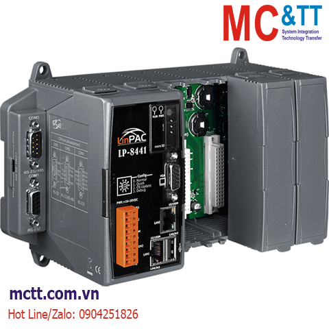 Bộ lập trình nhúng Linux PAC với CPU PXA270 +4 khe cắm module I/O ICP DAS LP-8441-EN CR