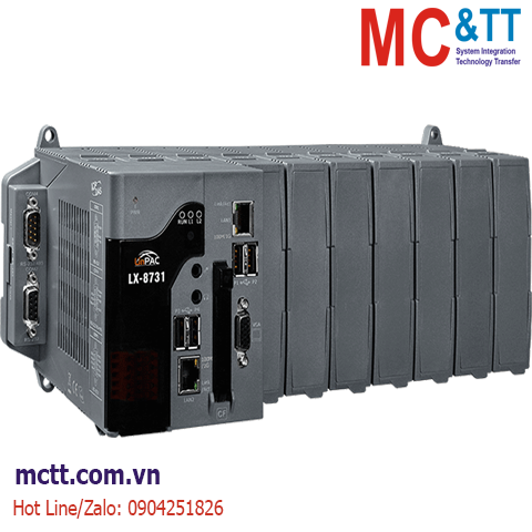 Bộ lập trình nhúng Linux PAC với CPU x86 + 7 khe cắm module I/O ICP DAS LX-8731 CR
