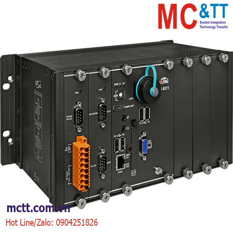 Bộ lập trình nhúng Linux PAC với CPU E3827 + 3 khe cắm module I/O ICP DAS LX-9371 CR