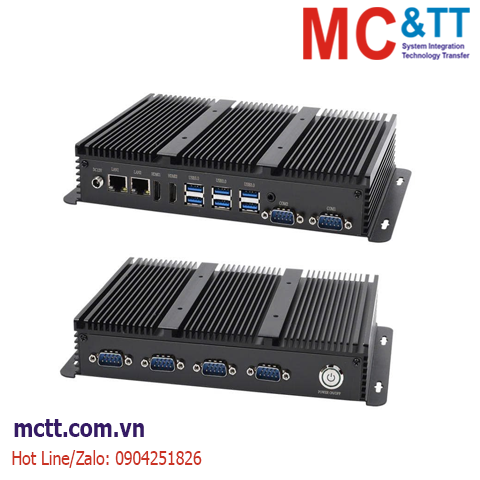 Máy tính nhúng công nghiệp không quạt (2 LAN + 6 COM) MBOX-2L6C-11TH