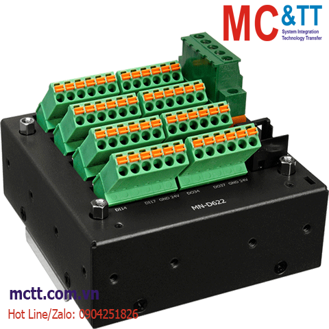 Module Motionnet 16 kênh đầu vào số DI + 16 kênh đầu ra số DO ICP DAS MN-D622-DIN CR