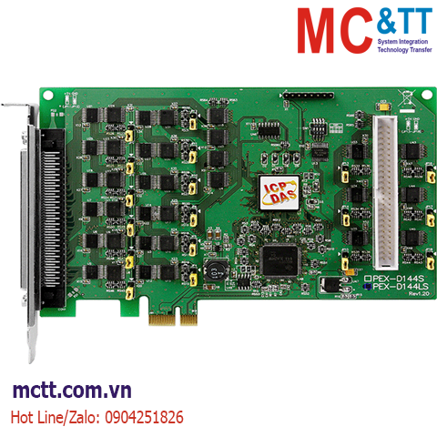 Card PCI Express 144 kênh vào/ra số DI/DO ICP DAS PEX-D144LS CR
