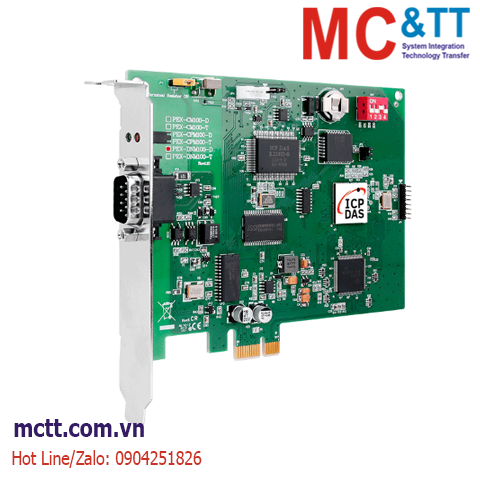 Card PCI Express 1 cổng DeviceNet Master ICP DAS PEX-DNM100-D CR
