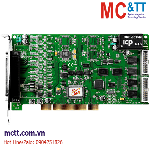 Card PCI 4 kênh AO + 16 kênh DI/DO + 3 kênh Timer/Counter/Frequency ICP DAS PIO-DA4U CR