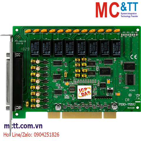 Card PCI 8 kênh DI + 8 kênh Relay ICP DAS PISO-725U CR