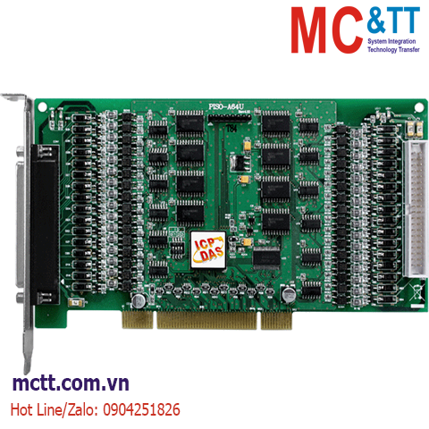 Card PCI 64 kênh đầu ra số DO ICP DAS PISO-A64U CR