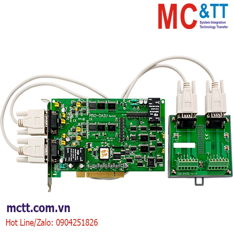 Card PCI 2 kênh đầu ra tương tự AO 12-bit ICP DAS PISO-DA2U/S CR