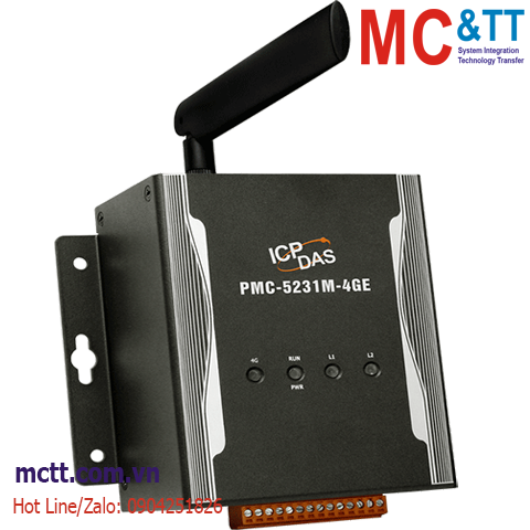 Bộ quản lý năng lượng điện tập trung IoT + LTE (4G) ICP DAS PMC-5231M-4GE CR