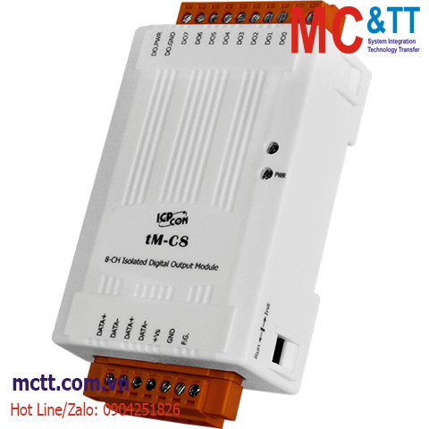 Module RS-485 Modbus RTU 8 kênh đầu ra số DO ICP DAS tM-C8 CR