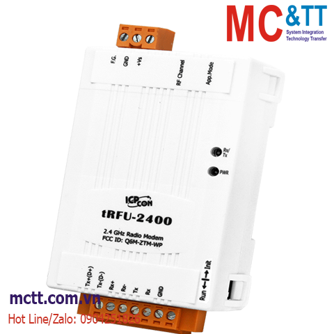 Radio Modem 2.4 GHz RS-232/485 ICP DAS tRFU-2400 CR
