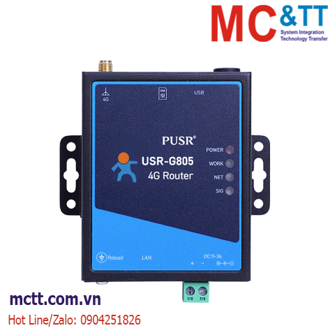 Router công nghiệp 4G với 1 cổng LAN VPN USR-G805