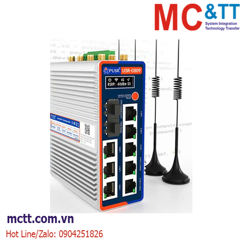 Router công nghiệp 4G + Wifi 6 USR-G809