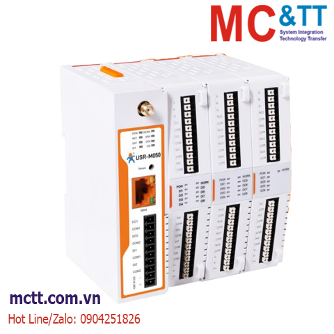 Module Ethernet IO Modbus TCP & MQTT 2 kênh DI + 2 kênh DO USR-M050