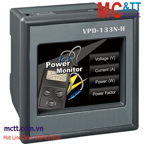 Màn hình cảm ứng HMI 3.5 inch 2xRS-232/485 + Ethernet Modbus RTU/TCP ICP DAS VPD-133N-H CR