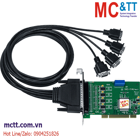 Card PCI 4 cổng COM RS-232 ICP DAS VXC-114U/D2 CR