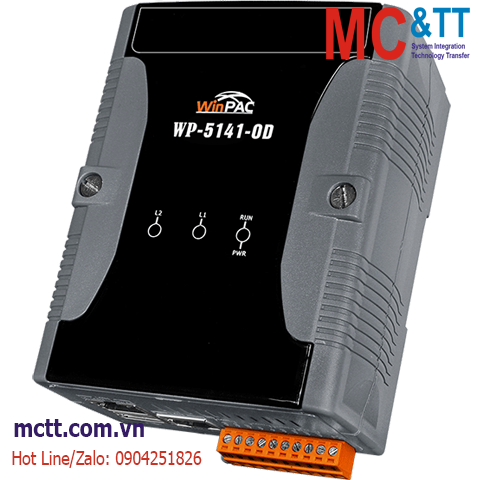 Bộ lập trình nhúng Windows CE 5.0 PAC với CPU PXA270 WinCE 5.0 + 1 khe cắm module I/O + Audio ICP DAS WP-5141-OD-EN CR