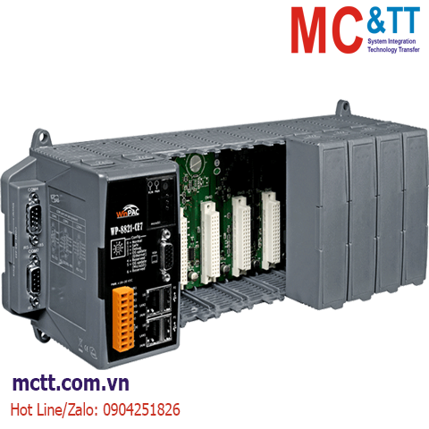 Bộ lập trình nhúng Windows CE 7.0 PAC với CPU Cortex-A8 WinCE 7.0 + 8 khe cắm module I/O ICP DAS WP-8821-CE7 CR