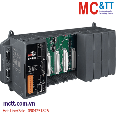 Bộ lập trình nhúng Windows CE 5.0 PAC với CPU PXA270 WinCE 5.0 + 7 khe cắm module I/O ICP DAS WP-8841-EN CR