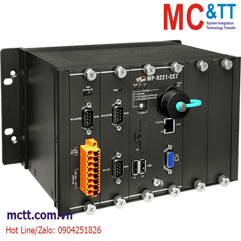 Bộ lập trình nhúng Windows CE 7.0 PAC với CPU Cortex-A8 WinCE 7.0 + 2 khe cắm module I/O ICP DAS WP-9221-CE7 CR