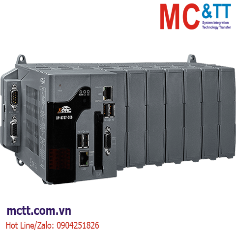 Bộ lập trình nhúng ISaGRAF PAC CPU x86 + WinCE 6.0 + 7 khe cắm module I/O ICP DAS XP-8737-CE6 CR