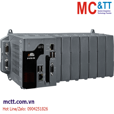 Bộ lập trình nhúng Win-GRAF PAC CPU x86 + WinCE 6.0 + 7 khe cắm module I/O ICP DAS XP-8738-CE6 CR